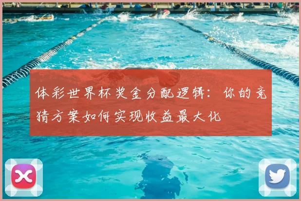 体彩世界杯奖金分配逻辑：你的竞猜方案如何实现收益最大化