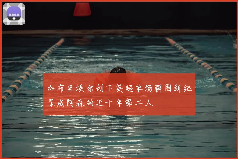 加布里埃尔创下英超单场解围新纪录成阿森纳近十年第二人