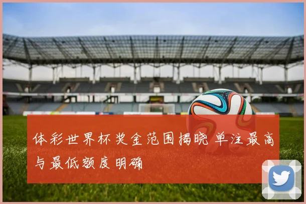 体彩世界杯奖金范围揭晓 单注最高与最低额度明确