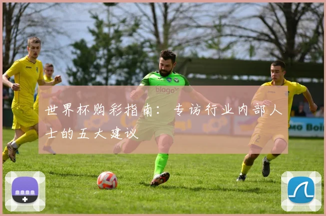 世界杯购彩指南：专访行业内部人士的五大建议