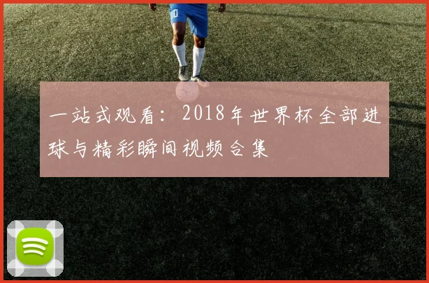 一站式观看:2018年世界杯全部进球与精彩瞬间视频合集